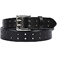 Two Prong, Heavy Duty, 1-1/2" Solid Leather Belt, Amish Made by Hand in Lancaster, PA