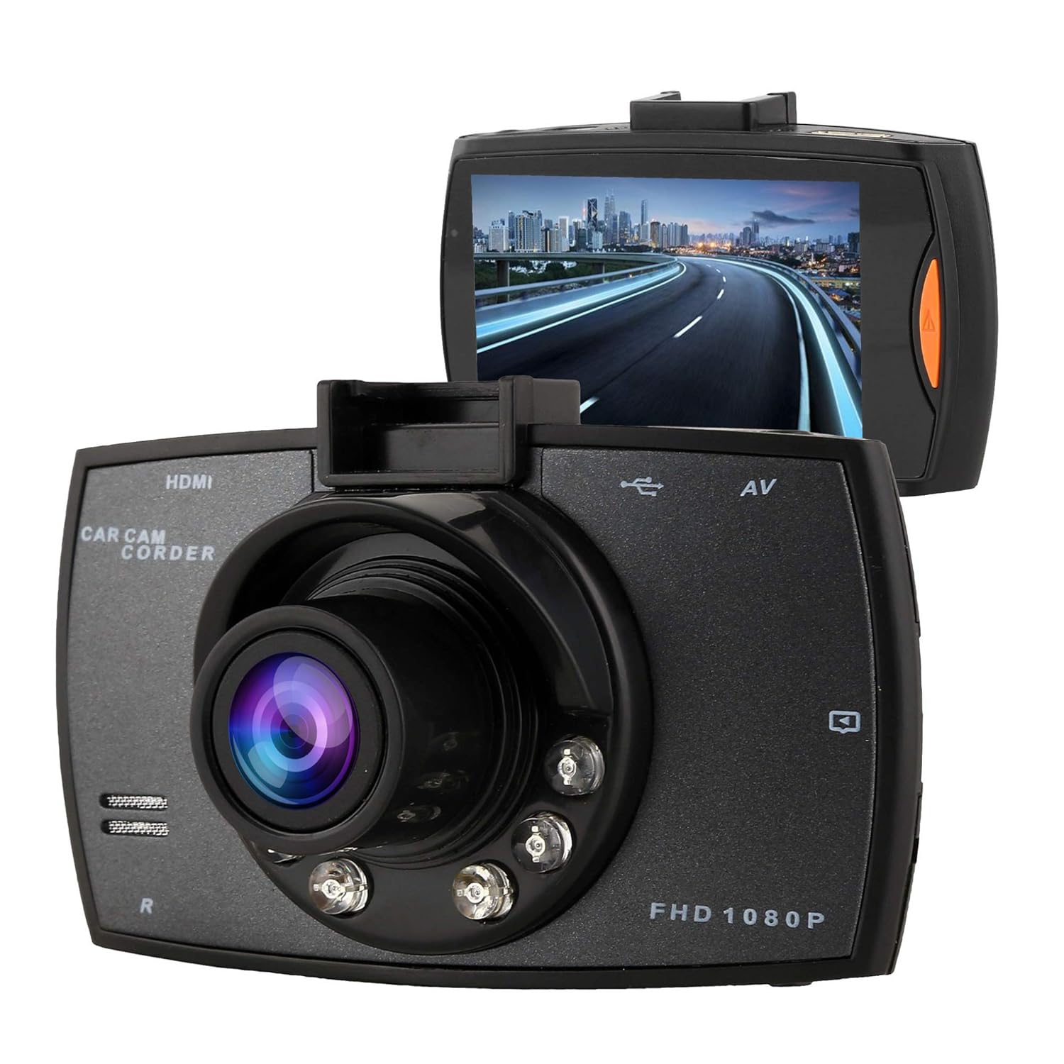 Dash Cam – iREMARK Dashboard Camera 1080P FHD Car Driving Recorder DVR with 2.7” LCD Screen 170°Wide Angle, Motion Detection, Loop Recording, Night Vision
