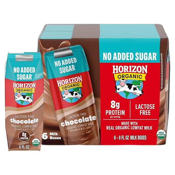 NEW HORIZON ORGANIC SHELF STABLE NO ADDED SUGAR...