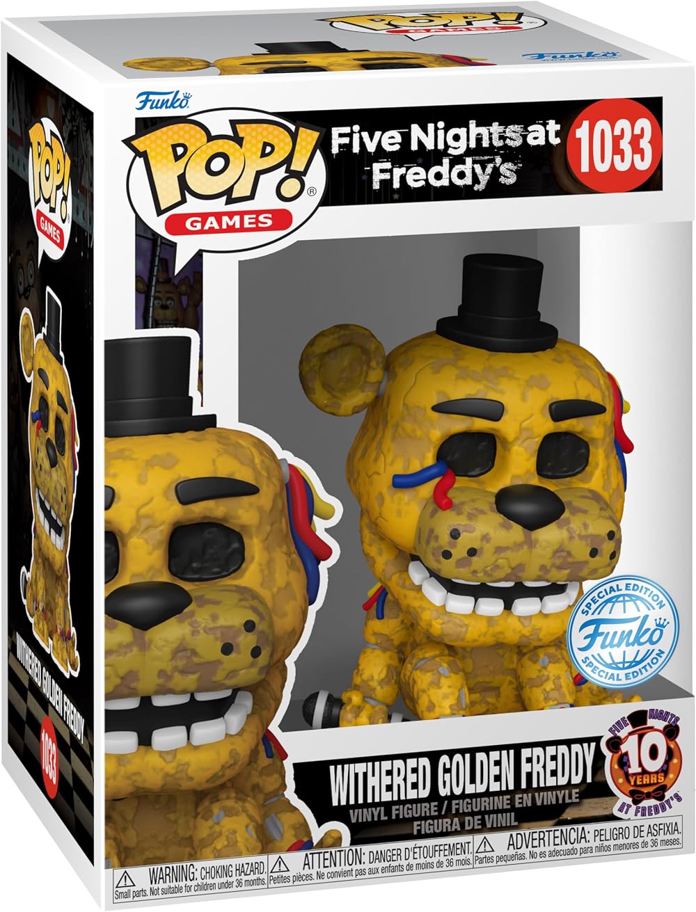 Funko POP! Games Five Nights at Freddy's Withered Freddy Vinyl Figure