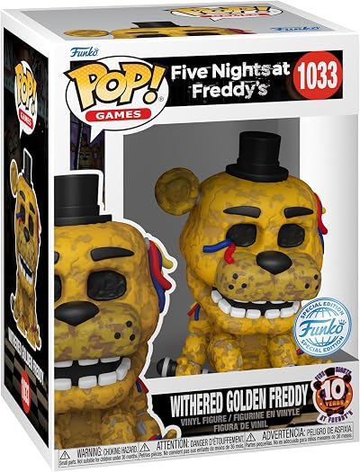 Funko POP! Games Five Nights at Freddy's Withered Freddy Vinyl Figure