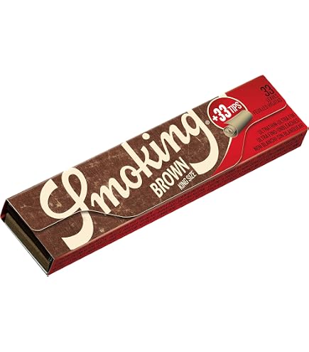 Smoking - Unbleached Brown King Size Rolling Papers & Filter Tips