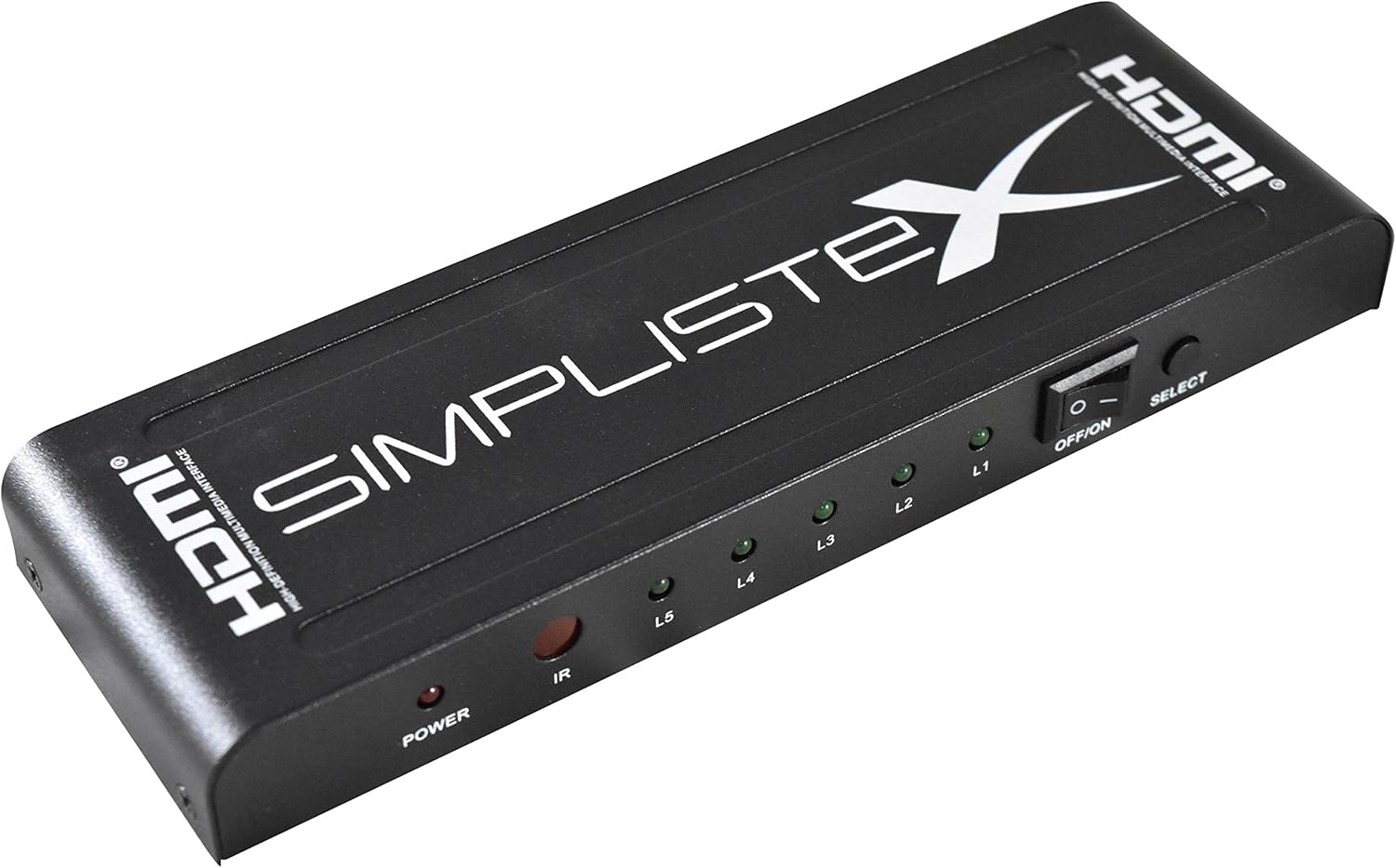 Supports 3D 5x1 HDMI Switcher/Selector W/IR Remote Control 1080P 16 Bit