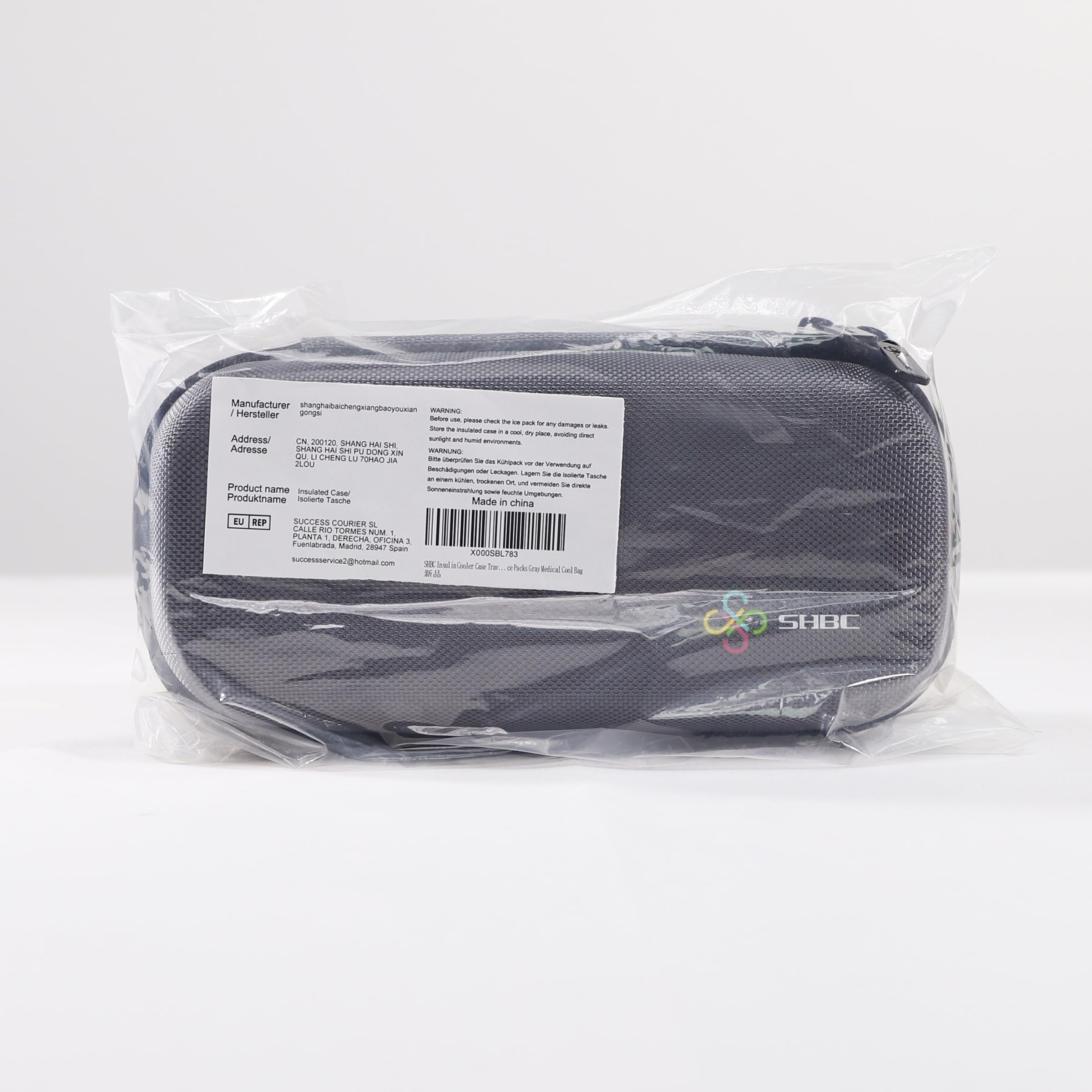 SHBC Insulin Cooler Travel Case for Diabetic Organize Medication Insulated Cooling Bag with 2 Ice Packs Gary