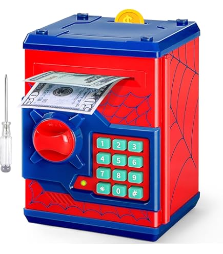Amazon.com: Wrystte Spider Piggy Bank for Kids,Electronic Money