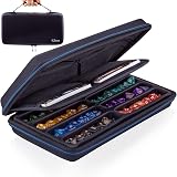 SIQUK Dice Storage Case Organizer with Removable Tray and Handle Holds 8 Dice view 1