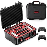 STARTRC GAMES Hard Carrying Case for Nintendo Switch 2, Waterproof Hard Travel Case for Nintendo Switch 2 Console, 2 Pro Controllers, 16 Game Cards and Other Accessories
