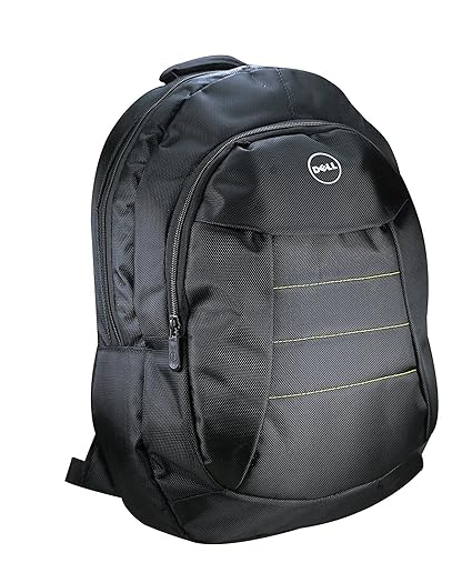 Dell Polyester 15 Ltr Black Laptop Bag (Keer)