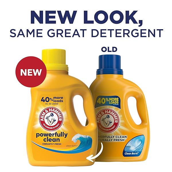 ARM & HAMMER CLEAN BURST, 105 LOADS LIQUID LAUNDRY DETERGENT, 105 FL OZ