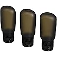 humangear GoToob Civilized Squeezable Travel Tube (Pack of 3), Black, 3-Ounce
