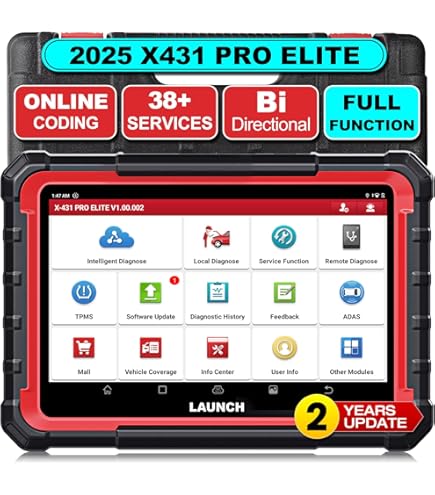 Amazon.com: Launch X431 PROS Elite [2025 New Model] Fully