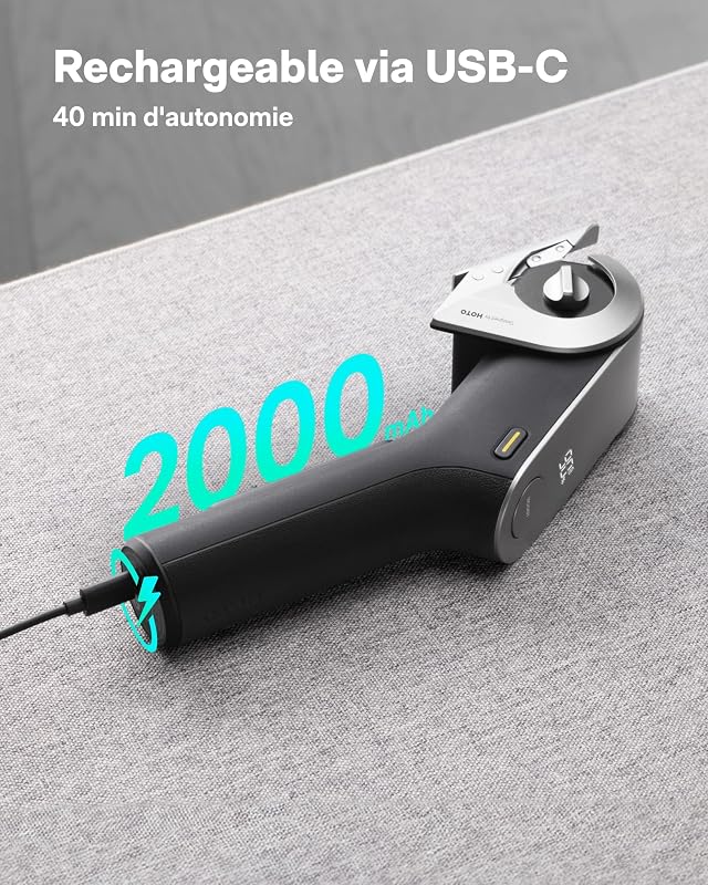 Ciseaux électriques sans fil EdgeFlow, lame titane, écran LED
