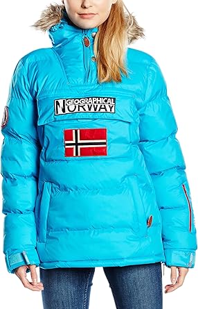 doudoune turquoise femme