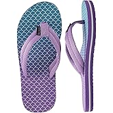 WateLves Girls Flip Flops Toddler Boys Girls Non-Slip Sport Sandals for Beach Swim Pool(Little Kid/Big Kid)