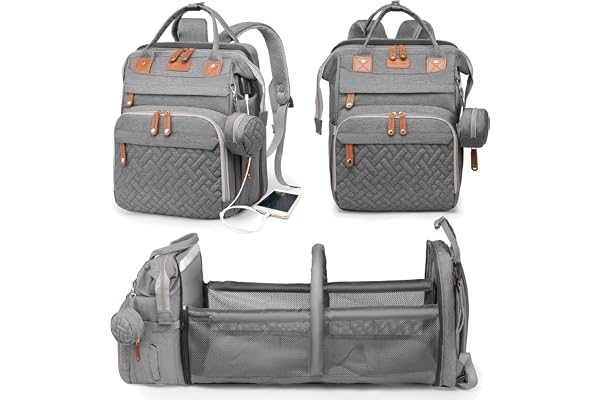 Astro alan Baby Diaper Bags with Changing Station, Waterproof Diaper Bag Backpack for Moms Dads