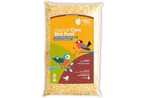 Schoen Farms Non-GMO Cracked Corn – 2.27 kg Bag – Wild Bird & Wildlife Feed for Doves, Ducks, Jays & Squirrels – Grown in Can