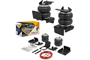 TORQUE Airbag Air Bag Suspension Kit for 2019-2025 Chevrolet Chevy Silverado 1500 and GMC Sierra 1500 Rear Helper Bag Spring Towing 5000 lbs (Replaces Firestone Ride Rite 2609) (TR2609)