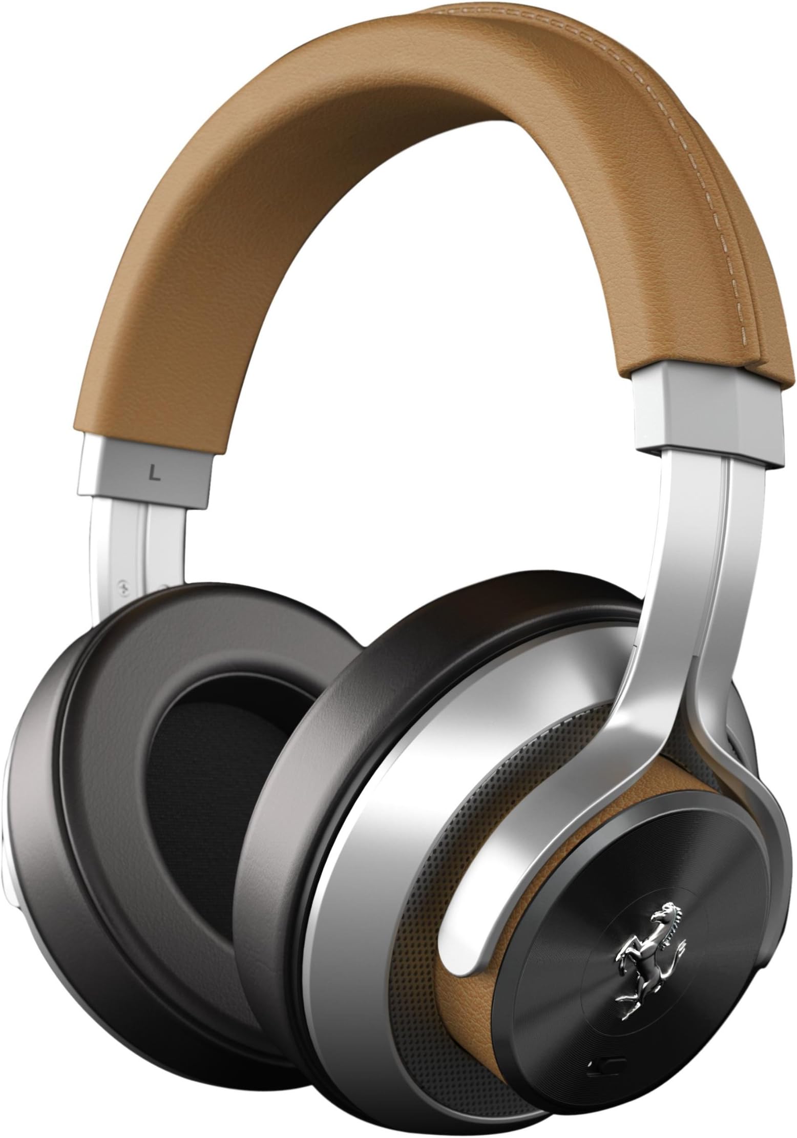Ferrari AAV-1LFH009T Cavallino T350 Active Noise-Cancelling Headphones - Tan (Discontinued by Manufacturer)