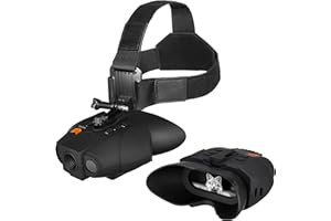 Night Vision Goggles - Nightfox Swift Head Mounted Night Vision Binoculars, Wide Angle 1x Lens NVG, Close Quarters NVG Goggles Tactical Infrared Night Vision Binoculars for Adults