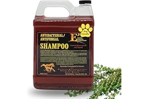 E3 Antifungal Ketoconazole and Thymol Skincare Shampoo for Horses and Dogs - Relieves Itching, Irritation, and Skin Infections - Fortified with Nano Vitamins A, C, E & F (1 gal)