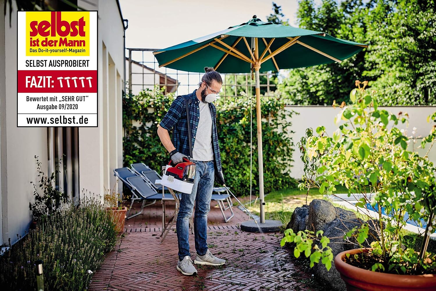 Einhell Cordless Electric Pressure Sprayer 18V Power X-Change, Automatic Pump for Pesticides Fertilizers And Weed Killers - Image 4