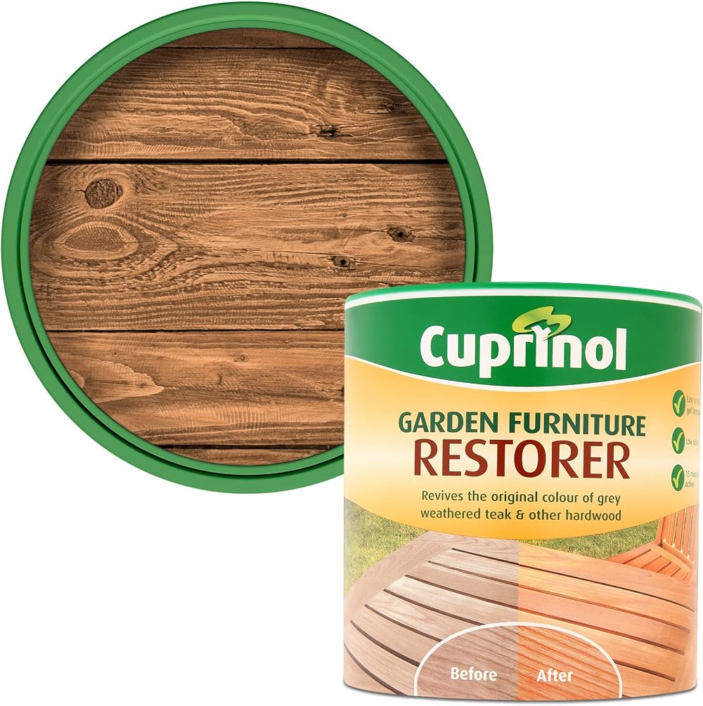 Cuprinol Garden Furniture Restorer 1L Clear Wood Restoration