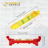 Bubble Levels 7X Pocket Bubble Level for Builders Line Red Brand Bubble Levels view 4