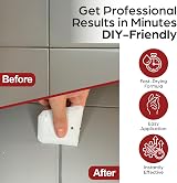 ISPAR Tile Grout Reviver 400g Grey Premixed Fast Drying Repair Kit Spatula view 3