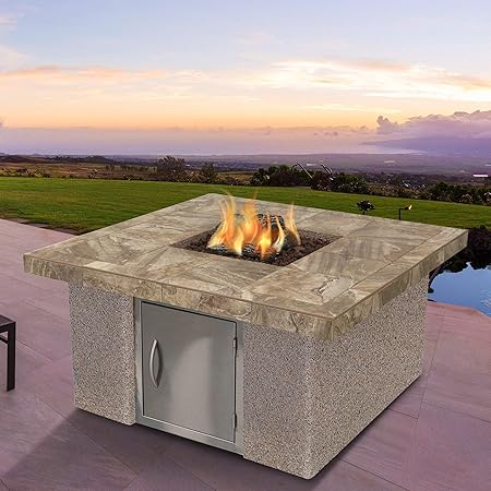 Amazon Com Cal Flame Fpt S301m 1 Stucco And Tile Dining Height