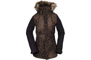 Volcom Women's Fawn Insulated Snowboard Ski Winter Hooded Jacket