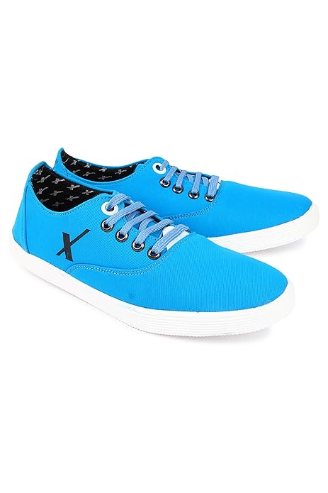 light blue canvas shoes