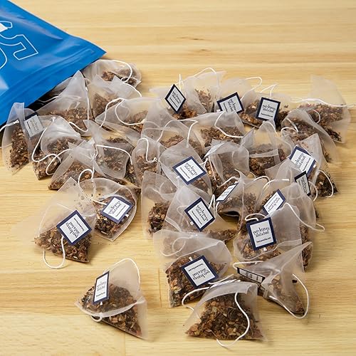 Two Leaves Alpine Berry Herbal Tea - 15 Caffeine Free Sachets With Hibiscus & Berry Flavors