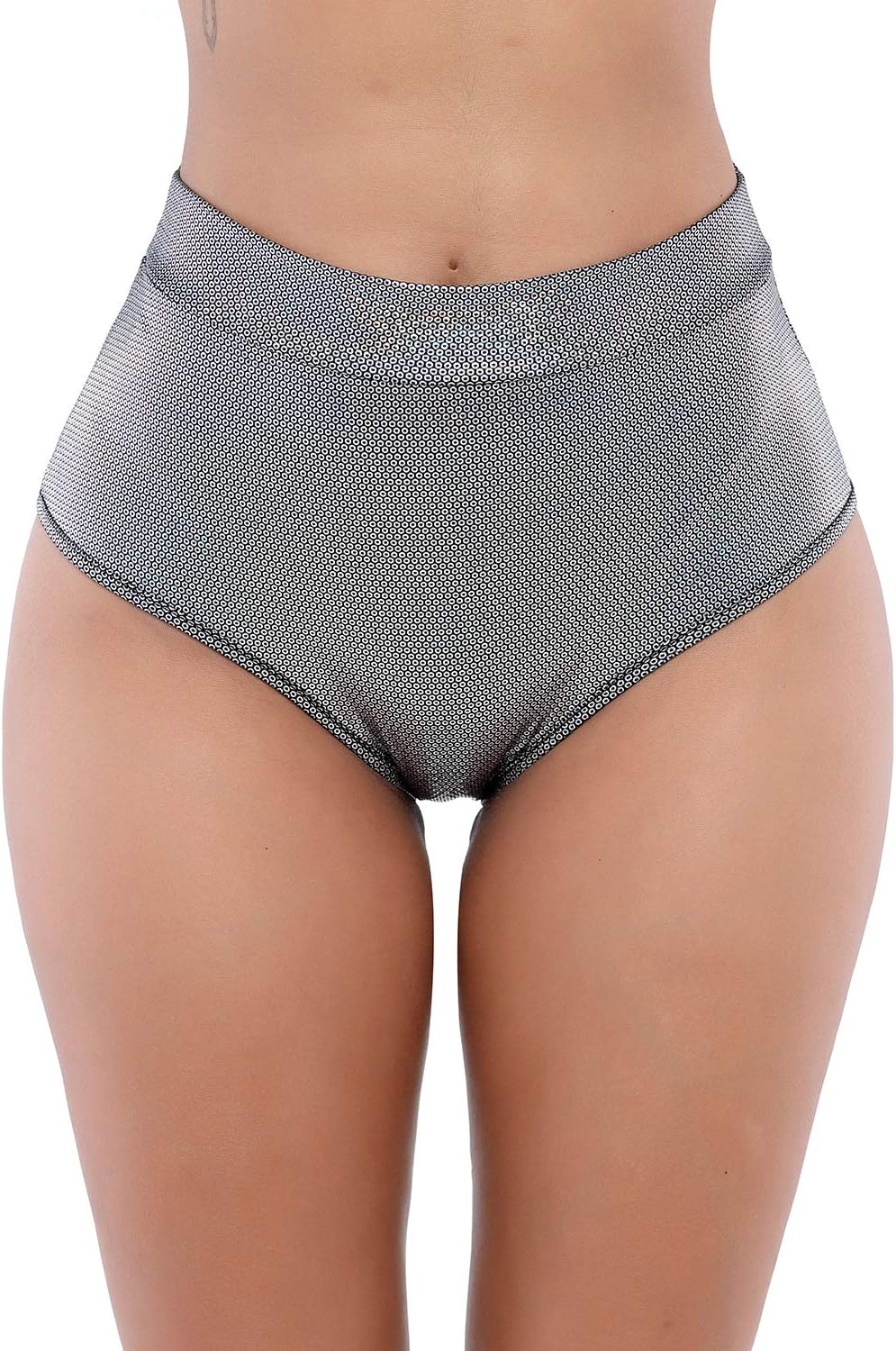Women's Sexy Mermaid Fish Scale Shorts (Medium, Multicolor Red)