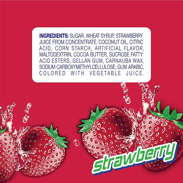 MENTOS STRAWBERRY CHEWY MINT CANDY ROLL, 14 PIECES PER ROLL, 6 COUNT PARTY PACK