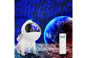 Rossetta Galaxy Star Projector with Bluetooth Speaker, White Noise, Night Light - For Bedroom, Kids & Adults