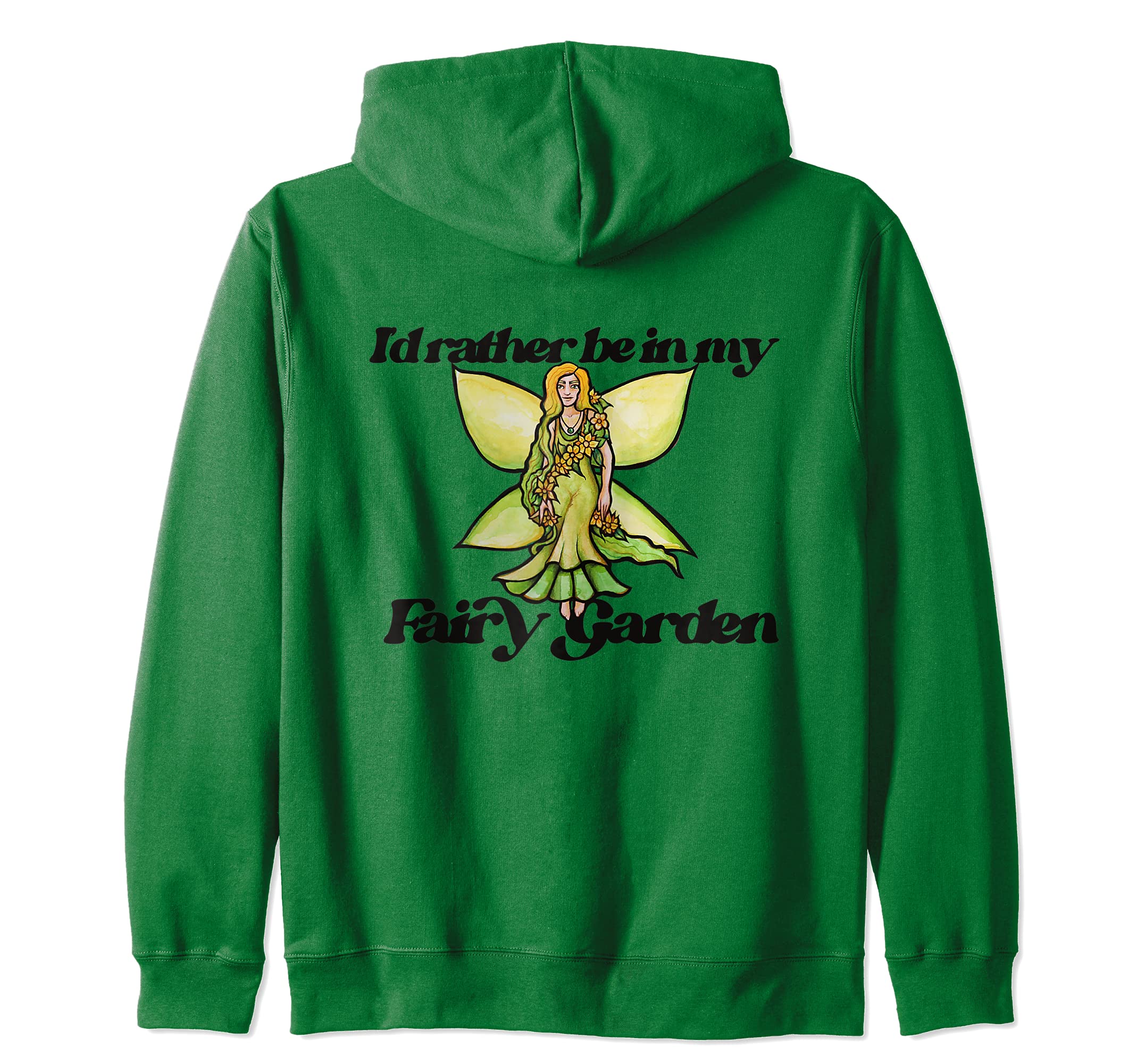 Garden Fairy Faerie Garden Zip Hoodie