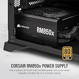Corsair RM850x 850W 80 Plus Gold Fully Modular Power Supply UK Black view 2