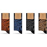 RAFRAY Premium Socks - Zebra Socks in Gift box - Crew Length - Colorful Zebra Pattern - 4 Pairs - Size US W 5-9.5