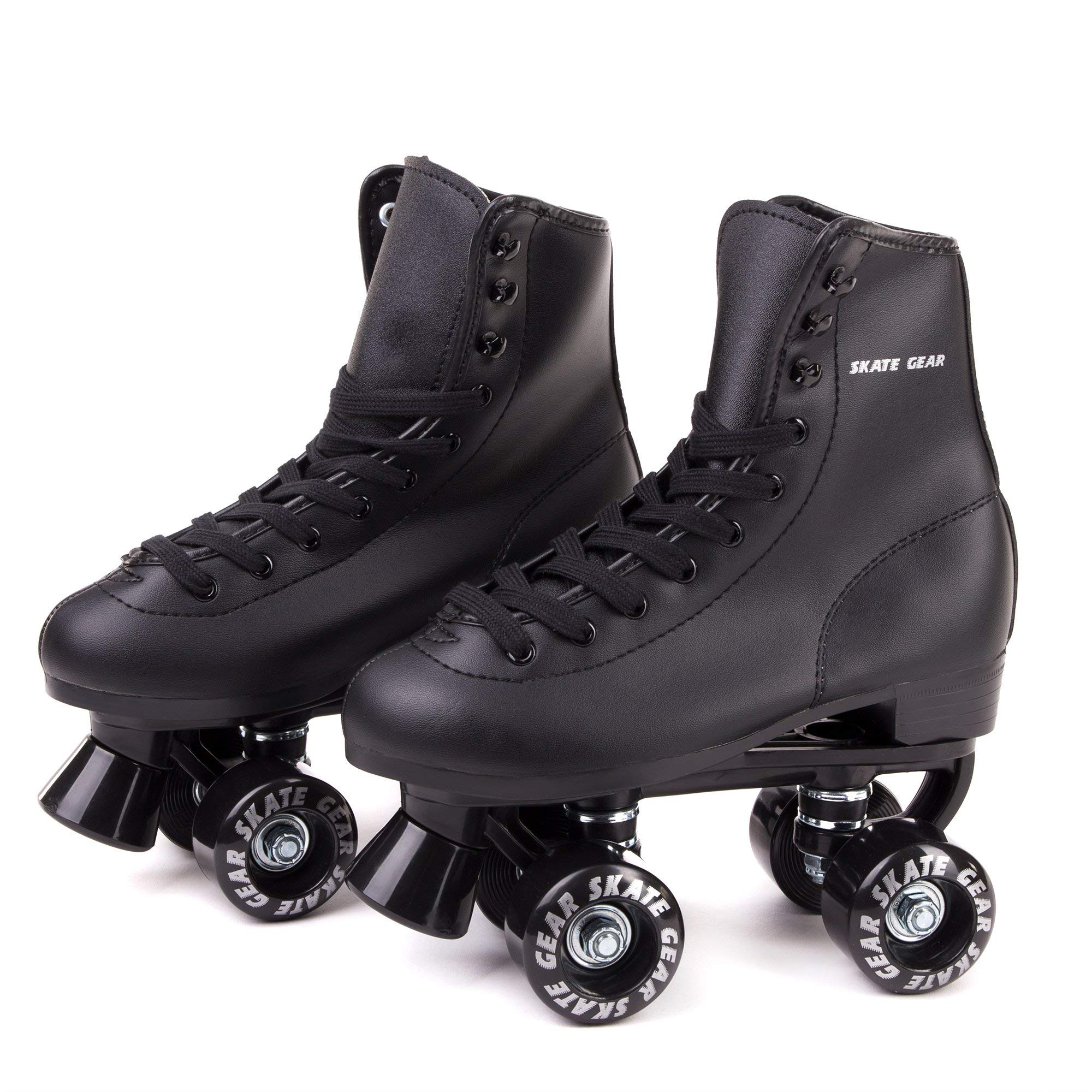 C SEVEN Skate Gear Soft Classic Faux Leather Roller Skates