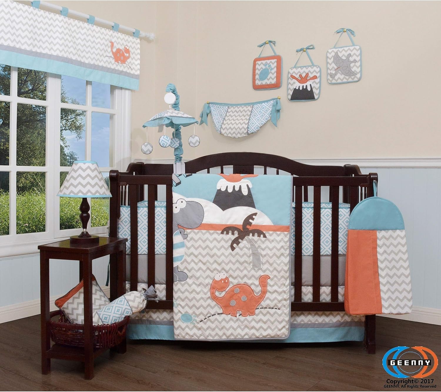 dinosaur crib bedding amazon