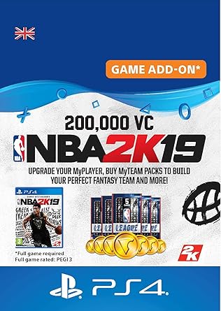 Nba 2k19 0 000 Vc 0000 Dlc Ps4 Download Code Uk Account Amazon Co Uk Pc Video Games
