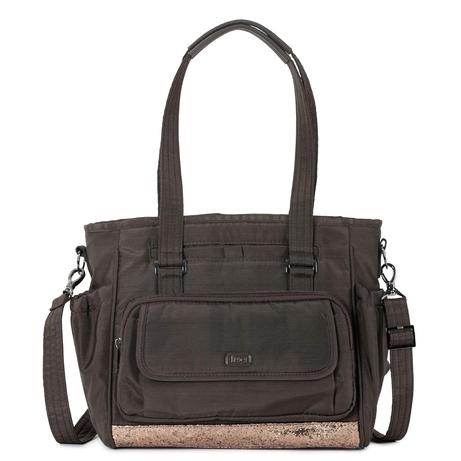 Lug Women's Promenade Everyday Bag, Chocolate/Bronze Travel Shoulder