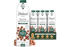 Elmhurst Unsweetened Hazelnut Milk 6x946 ML