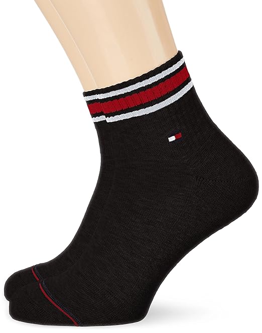 Tommy Hilfiger TH Men Iconic Sports Quarter Socks (Pack of 2) Amazon