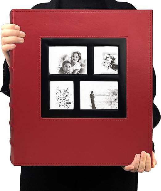 Photo Album Self Adhesive DIY Scrapbook 60 Pages 13.3 x 13.4