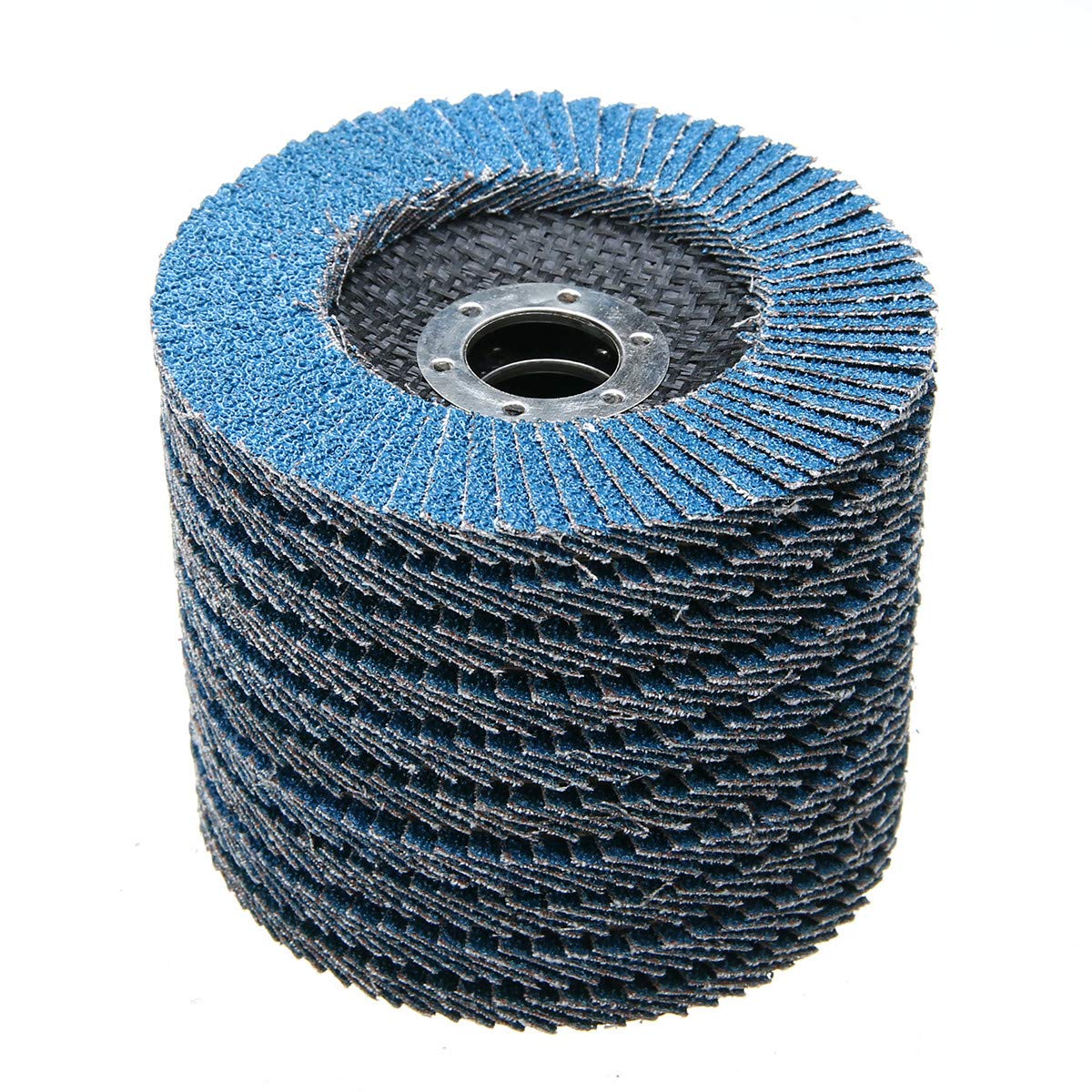 Nisorpa 125MM Premium Zirconia Oxide Flap Discs,50pcs Pack Industrial Abrasive Flap Discs Stainless Steel Sanding Discs 40 Grit Grinding Wheels Blades For Angle Grinder