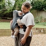Nuby Newborn Baby Carrier Ergonomic 3-in-1 Dark Grey Lightweight view 7
