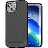 Encased Belt Case Designed for iPhone 16 Pro Max (2024) - Compatible with MagSafe, Holster Clip, Built-in Magnetic Kick Stand (Black)