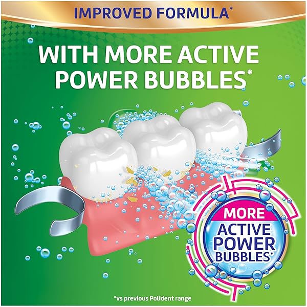 POLIDENT OVERNIGHT WHITENING ANTIBACTERIAL DENTAL APPLIANCE CLEANSER TABLETS, MOUTHGUARD CLEANING TABLETS, 90 COUNT