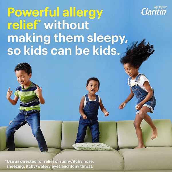 CHILDREN’S CLARITIN CHEWABLES 24 HR CHILDREN ALLERGY MEDICINE, GRAPE, 60 COUNT